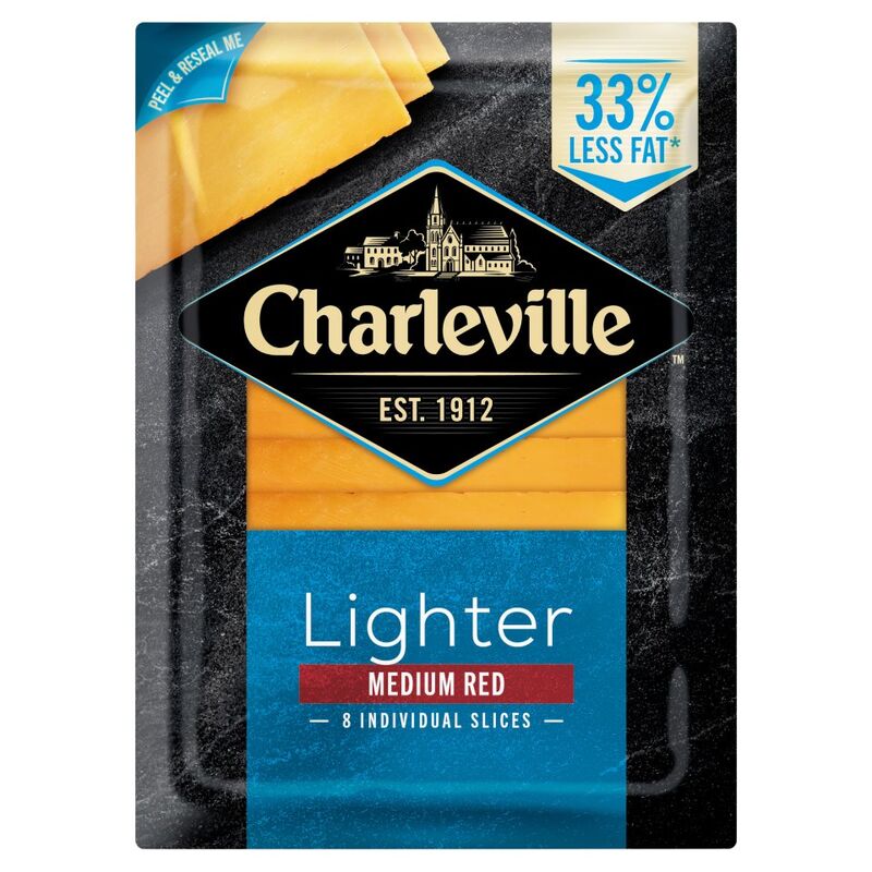 Charleville Lighter Medium Red 8 Individual Slices 160g