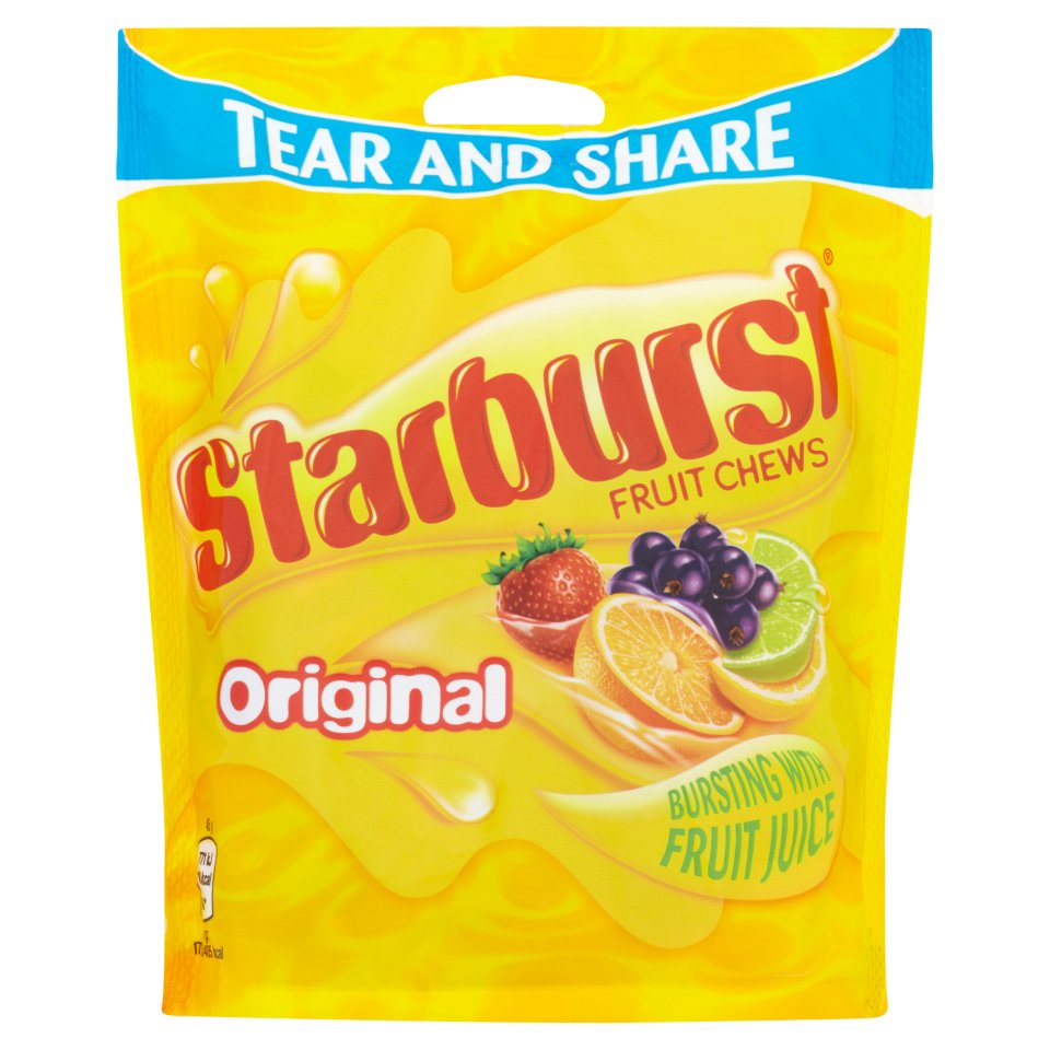 Starburst Fruit Chews Pouch 192g Centra