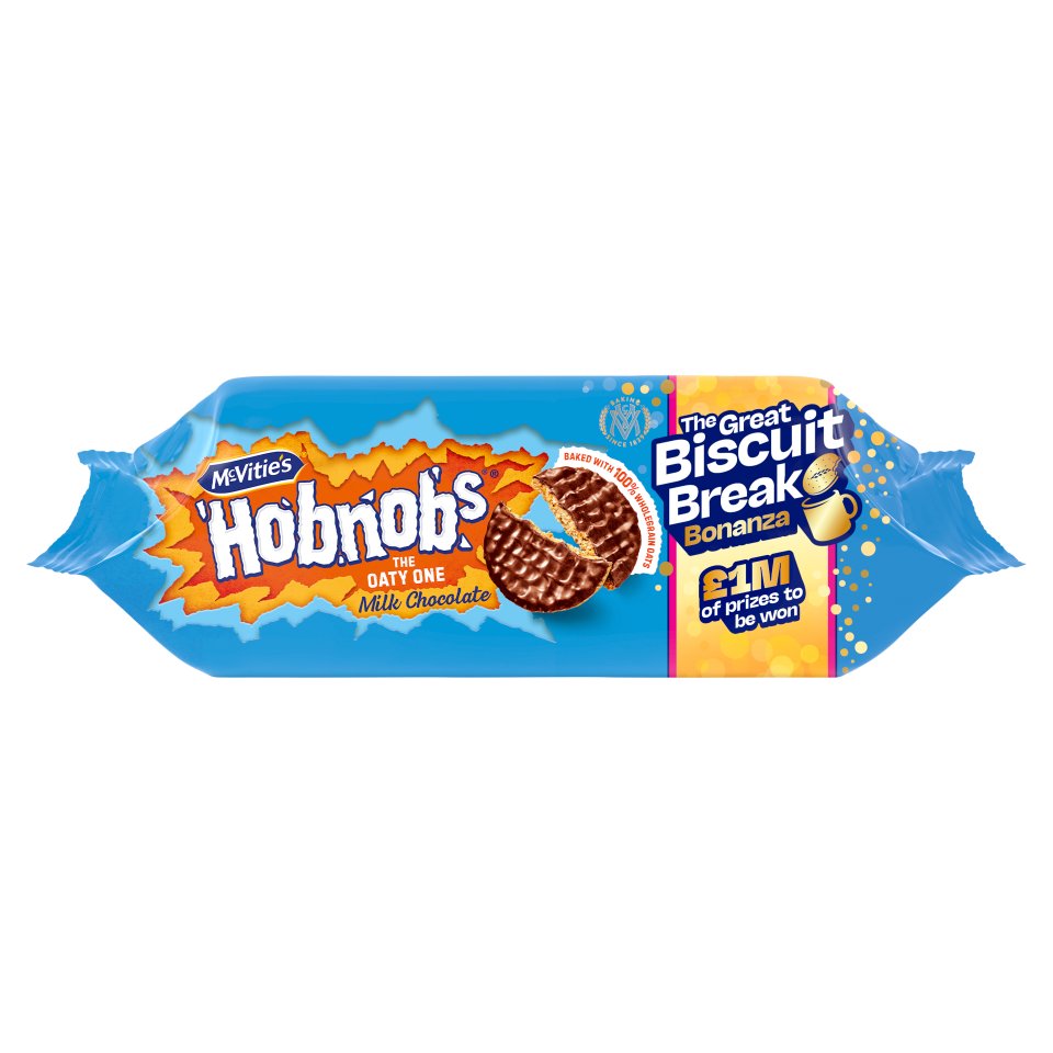 McVitie's Hobnobs Milk Chocolate 262g Centra
