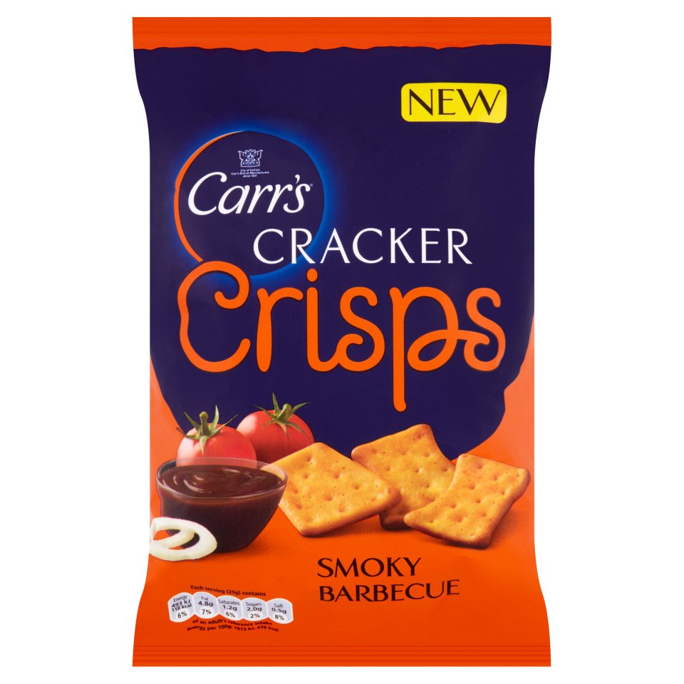 Carr's Cracker Crisps Smokey Bbq 150g Centra