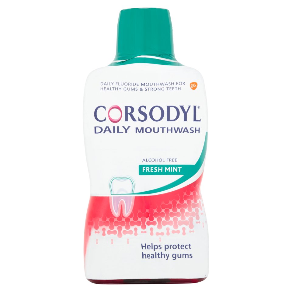 Corsodyl Daily Defence Mouth Wash 500ml Centra