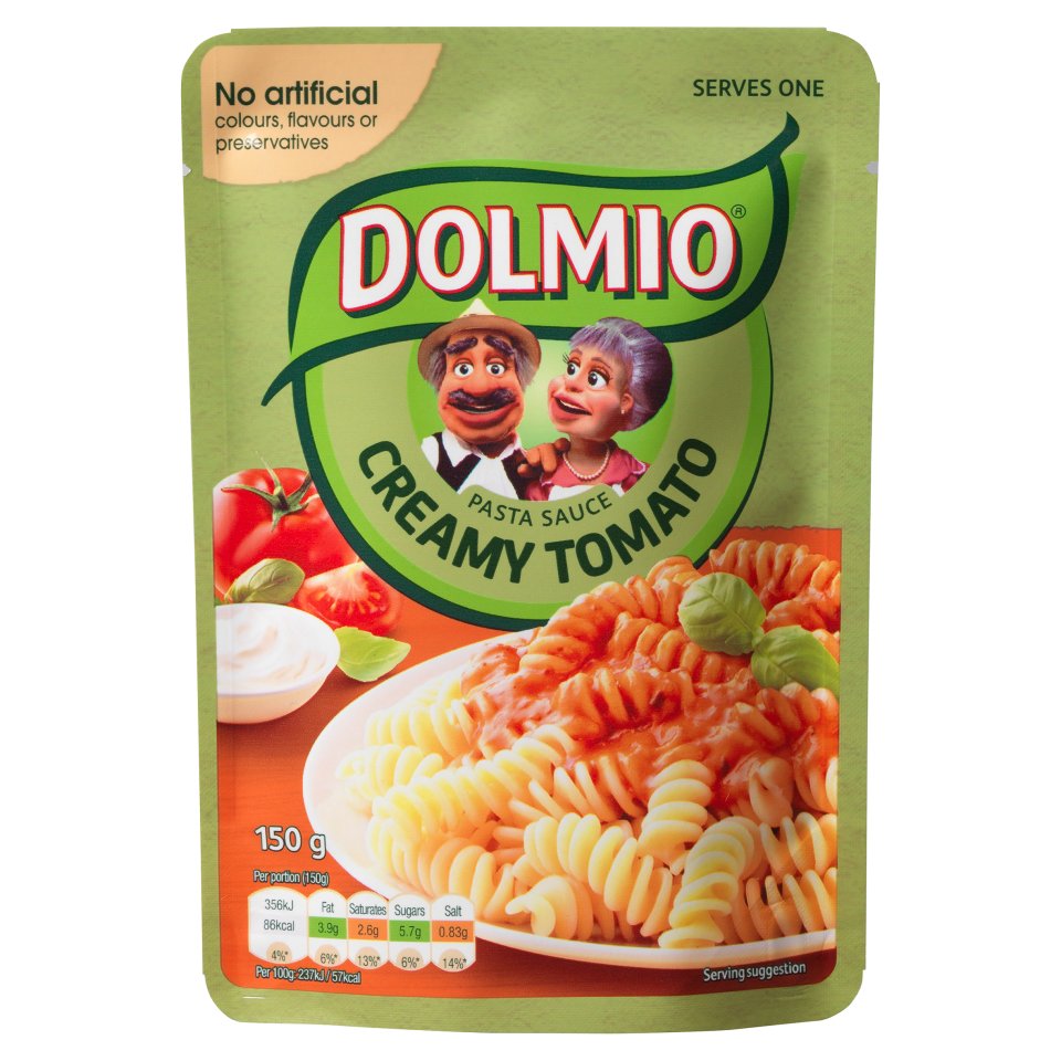 Dolmio Pasta Sauce Creamy Tomato 150g Centra