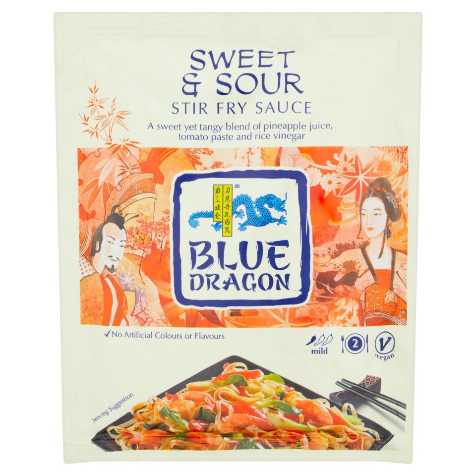 Blue Dragon Stir Fry Sauce Sweet & Sour 120g Centra