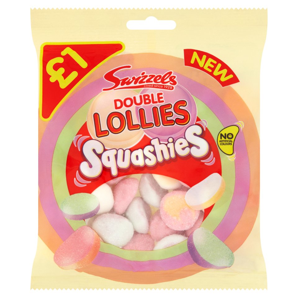 Swizzels Squashies Double Lollies 145g Centra