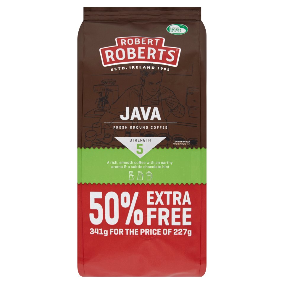 Robert Roberts Ground Coffee Java 227g Centra