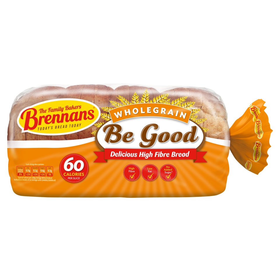 Brennan's Low Calorie Be Good Wholegrain 600g Centra