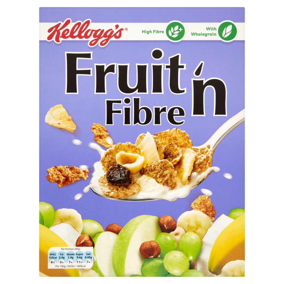 Kellogg's Optima Fruit 'N Fibre 500g Centra