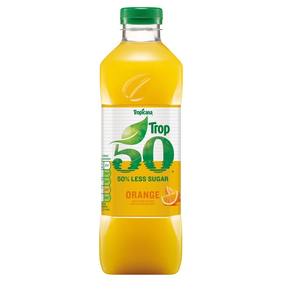 Tropicana Trop50 Orange Juice Smooth 1ltr - Centra