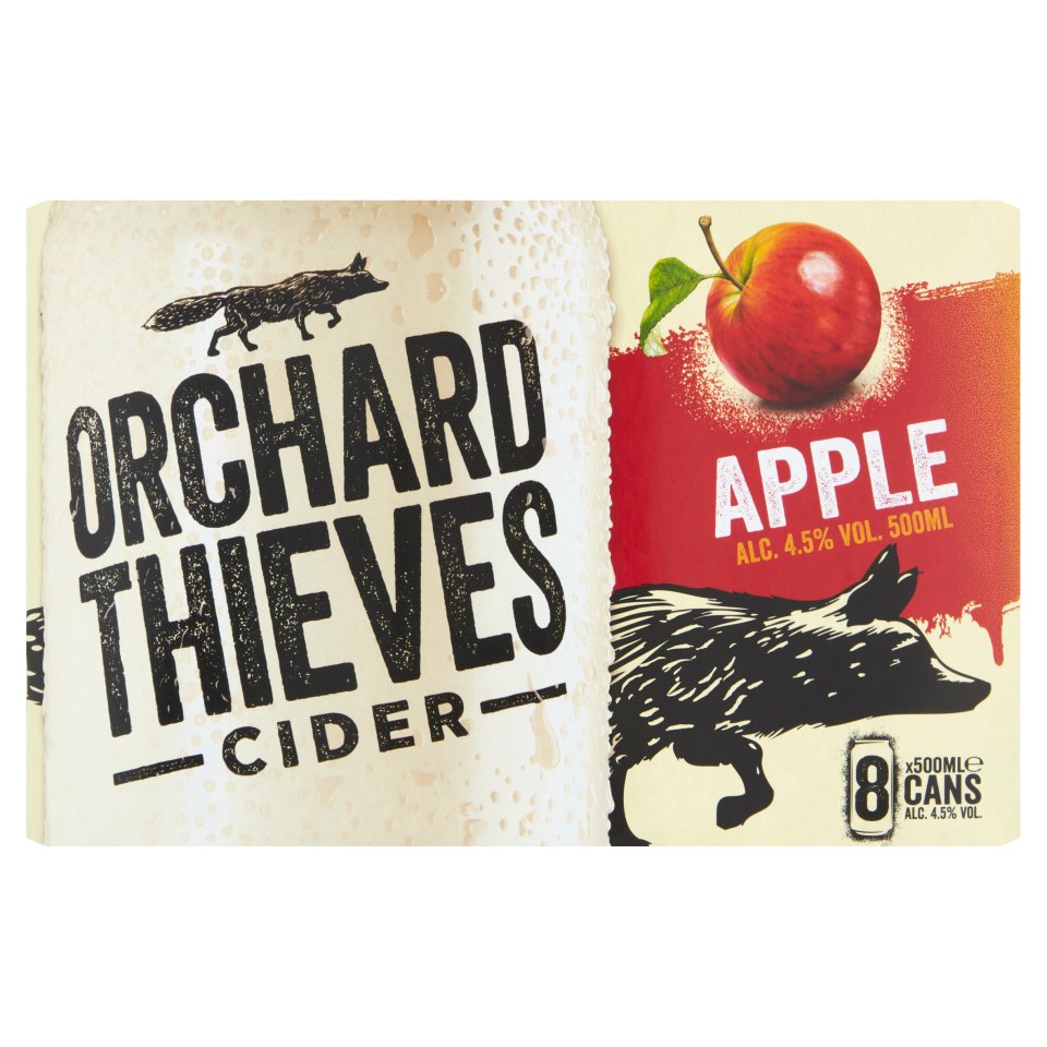Orchard Thieves Cider Apple 8 x 500ml Centra