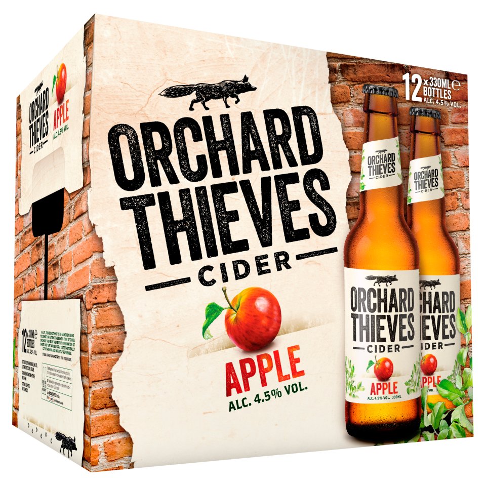 Orchard Thieves Bottles Pack 12x330ml Centra