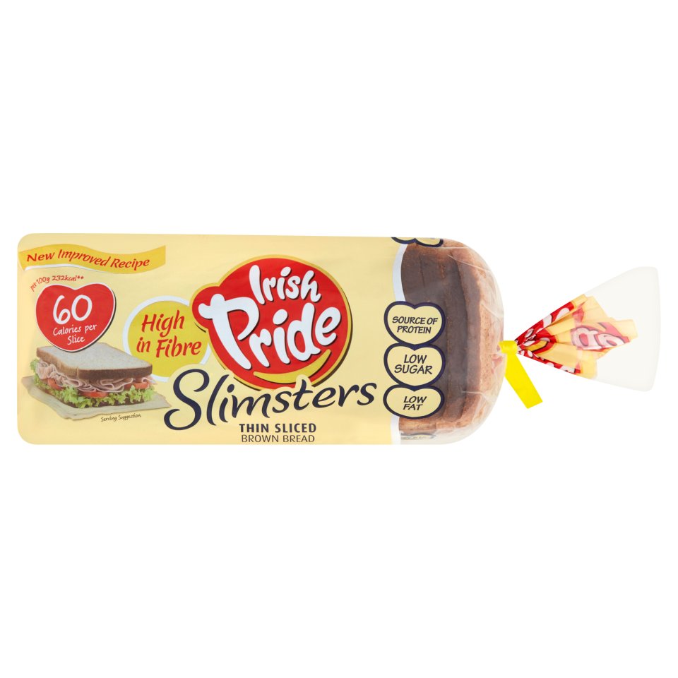 Irish Pride Slimsters Bread 600g Centra