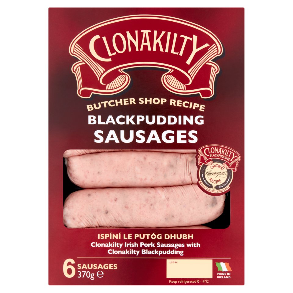 Clonakilty Black Pudding Sausage 370g Centra 9507