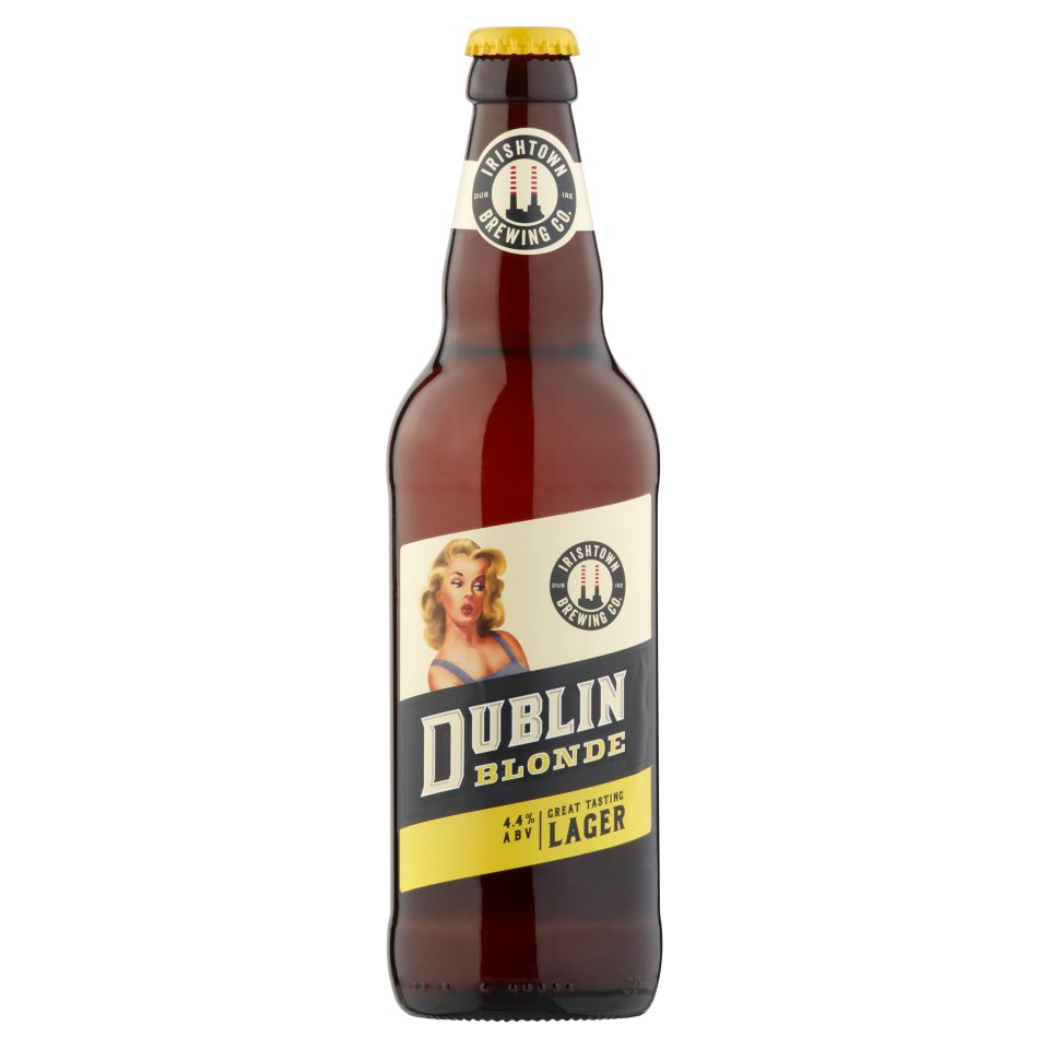 Irishtown Dublin Blonde Lager Bottle 500ml Centra