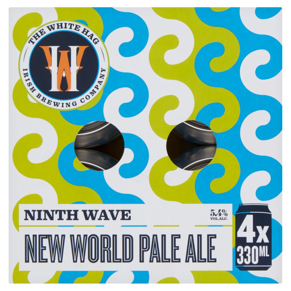 The White Hag Ninth Wave Pale Ale Can Pack 4 x 330ml Centra