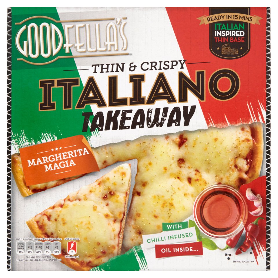 Goodfella's Takeaway Margherita Pizza 340g Centra