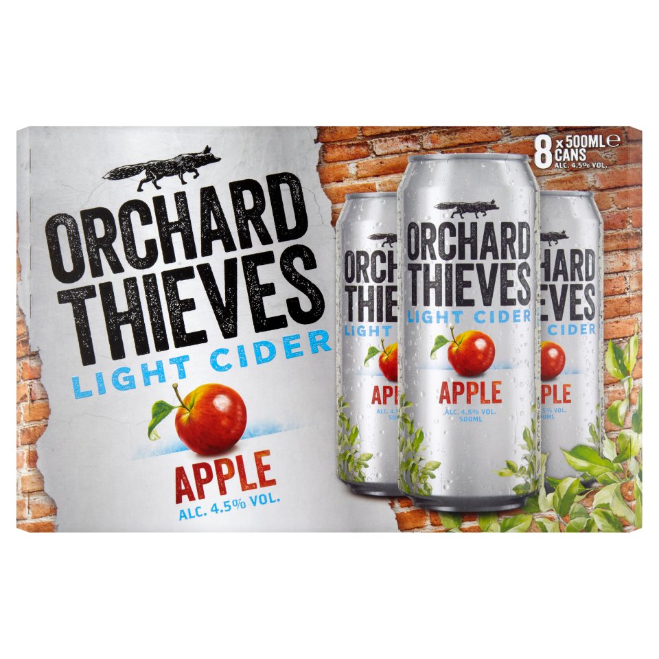 ORCHARD THIEVES LIGHT CAN PACK CAN 8X500ML Centra