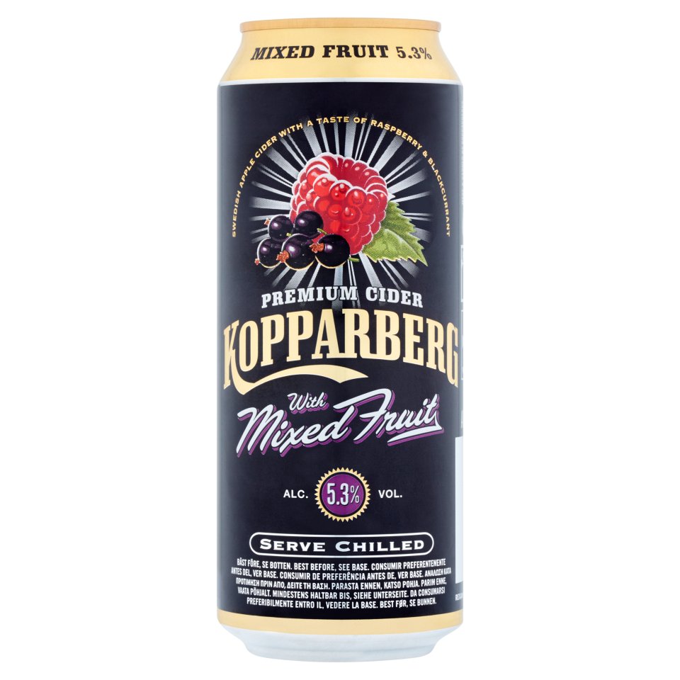 Kopparberg Mixed Fruit Can 500ml Centra