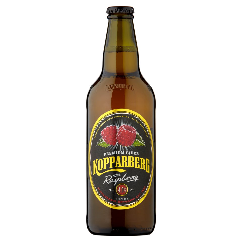 Kopparberg Raspberry Cider Bottle 500ml Centra