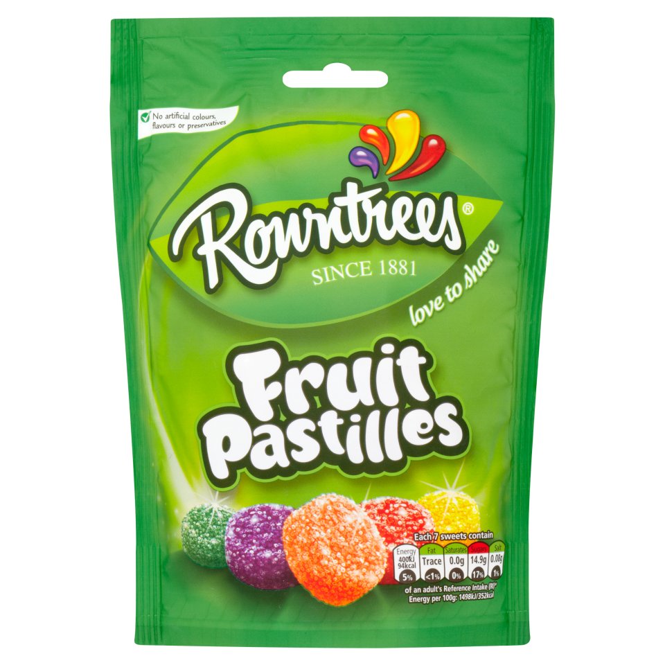 Rowntrees Fruit Pastilles Pouch 150g - Centra