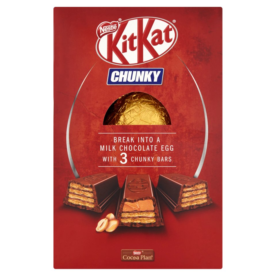 NESTLE KITKAT CHUNKY COLLECTION GIANT EGG 322G Centra