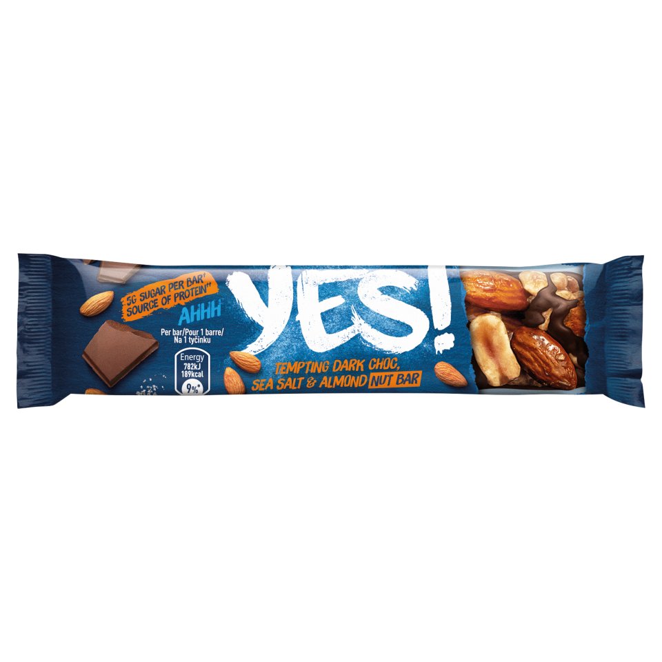 Nestlé Yes! Sea Salt & Dark Chocolate Bar 35g Centra