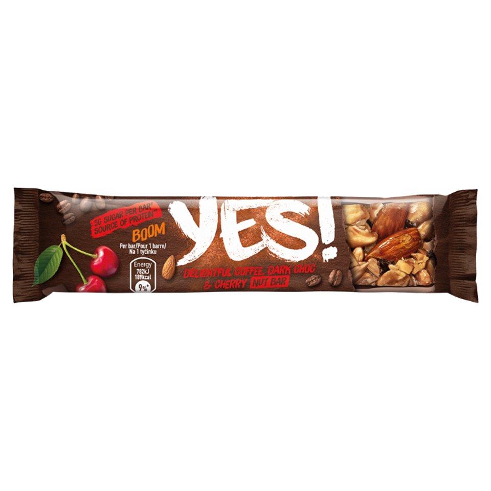 Nestlé Yes! Coffee Cherry & Dark Chocolate Bar 35g Centra