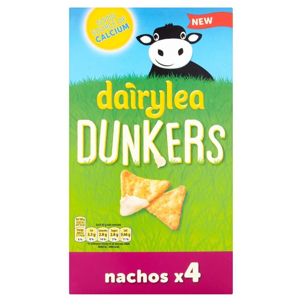 Dairylea Dunkers Nachos 6 Pack 180g Centra