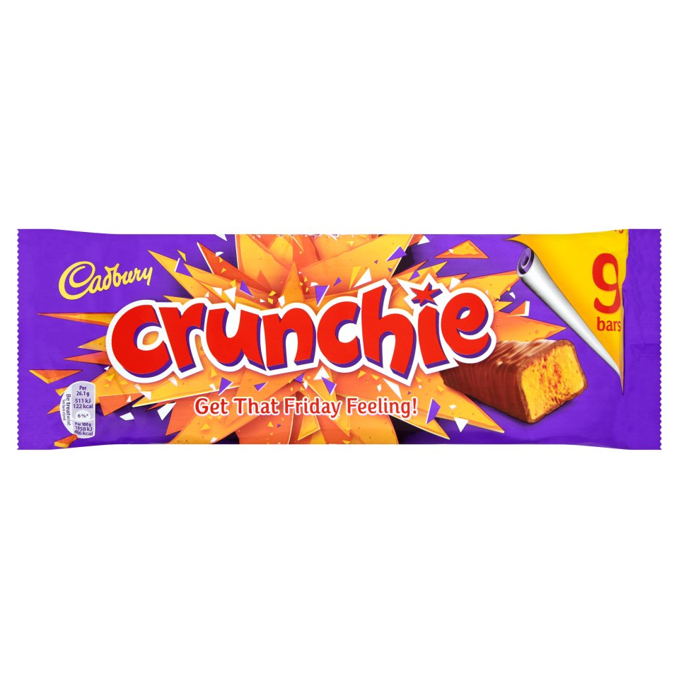 Cadbury Crunchie 9 Pack 236g Centra