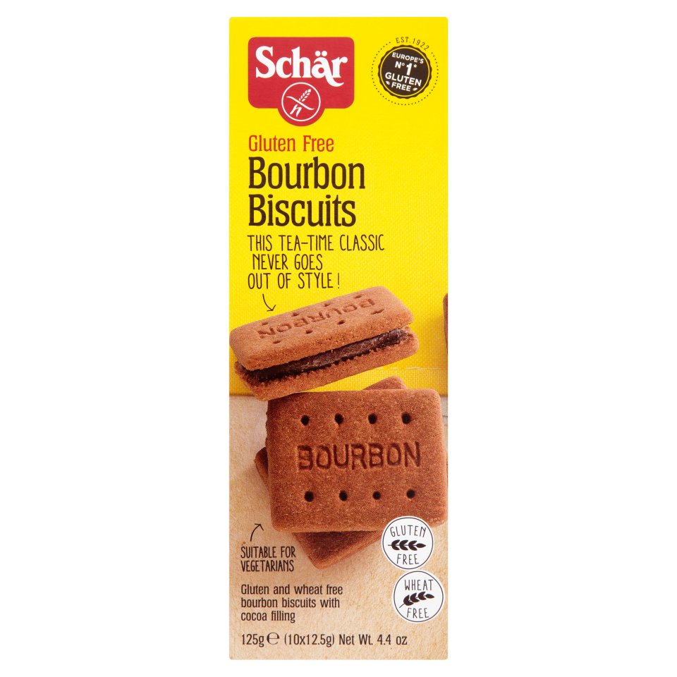 Schar Bourbon Biscuits 125g Centra