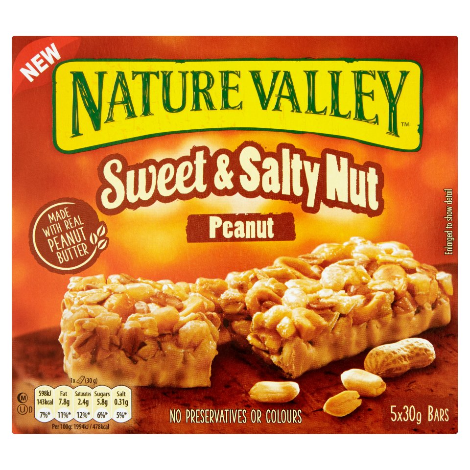 Nature Valley Sweet & Salty Peanut 150g Centra
