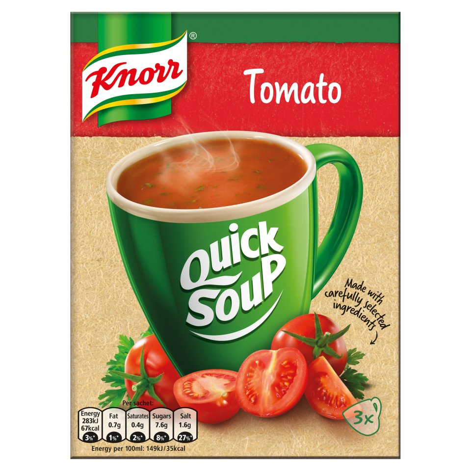 Knorr Quick Soup Tomato 54g - Centra