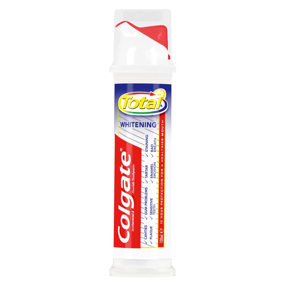 Colgate Toothpaste Total Advanced & Whitening Pump 100ml Centra