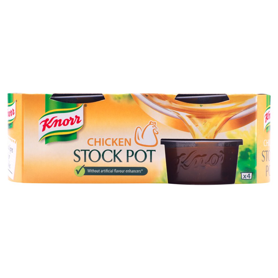 Knorr Chicken Stock Pot 4pk 112g Centra