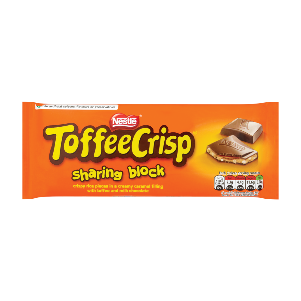Toffee Crisp Block 115g Centra