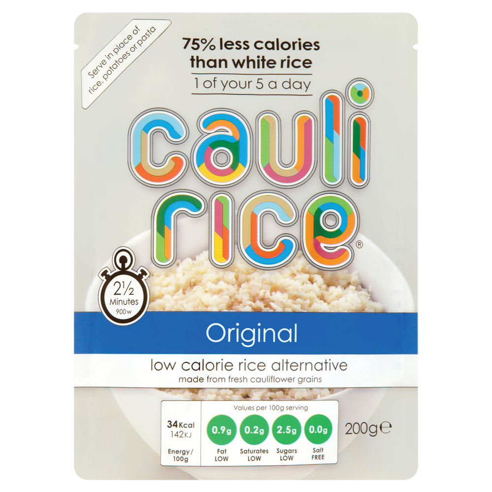 Cauli Rice Original Low Calorie 200g Centra