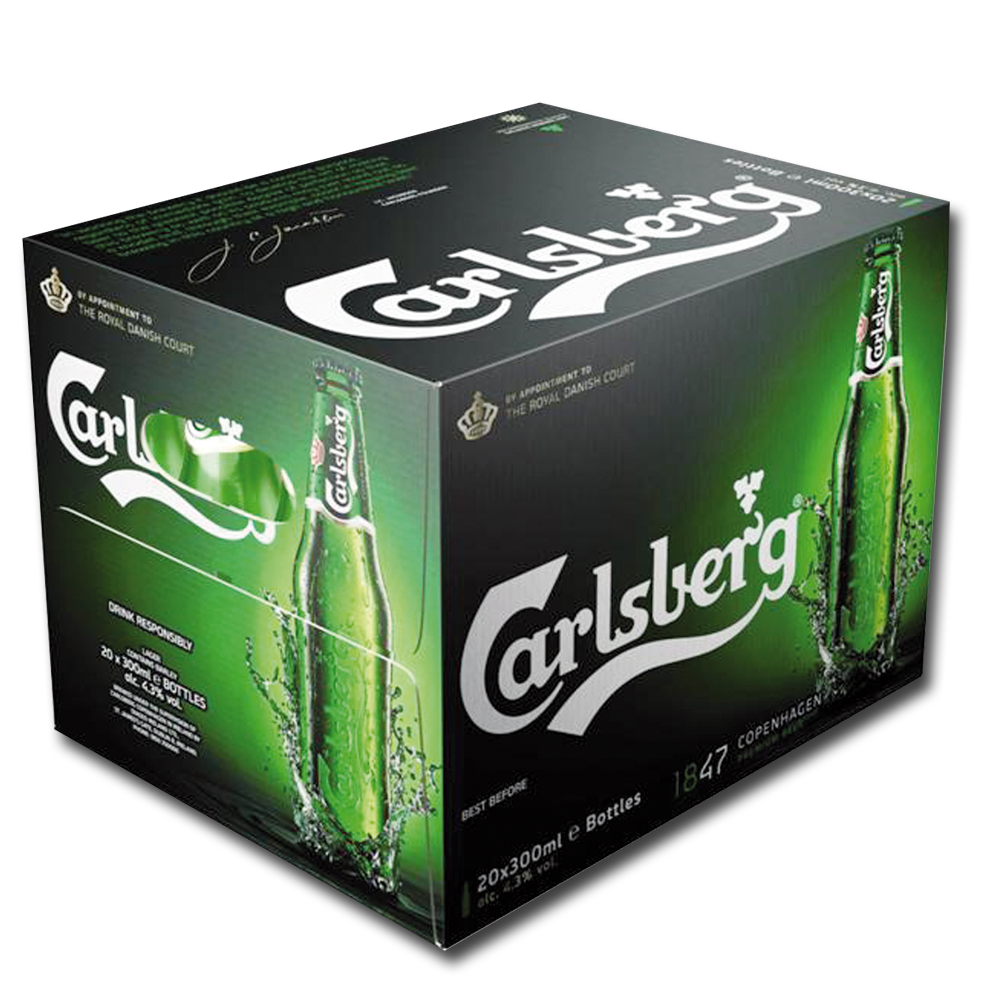 Carlsberg Bottle Pack 20x300ml - Centra