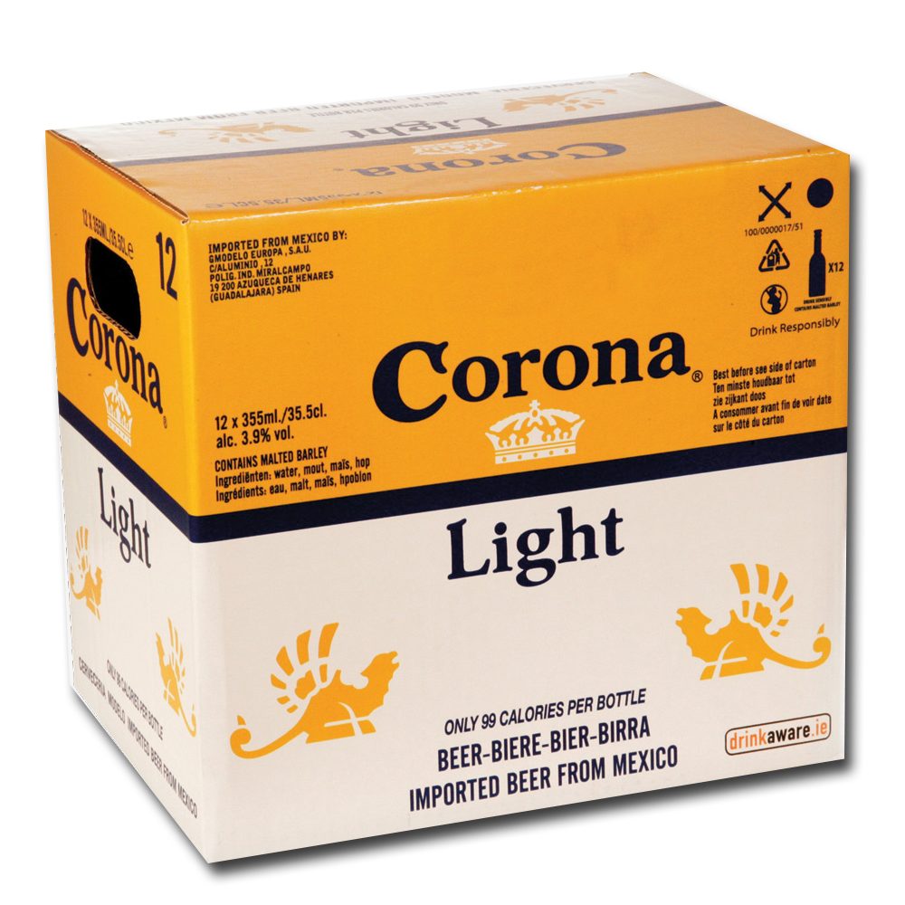 corona light bottle pack 12x355ml centra coors light bottles 18 pack