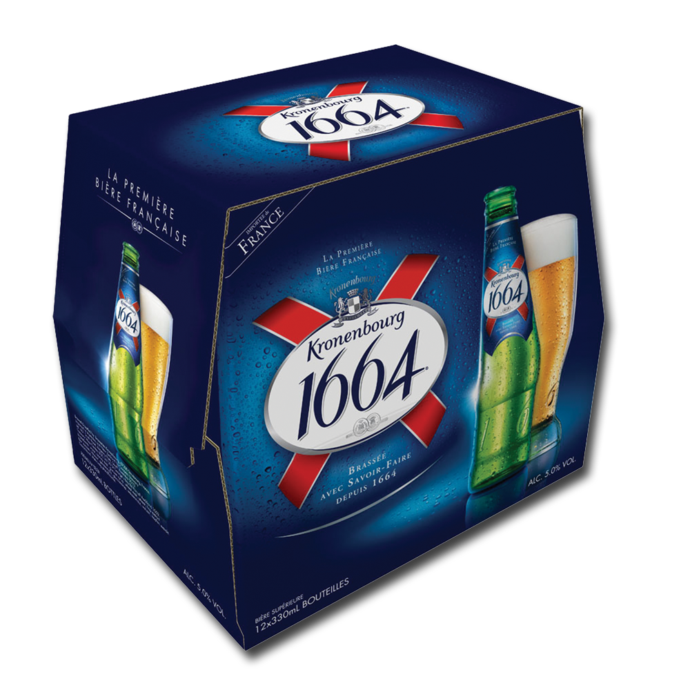 Kronenbourg 1664 Bottle Pack 12 X 330ml Centra