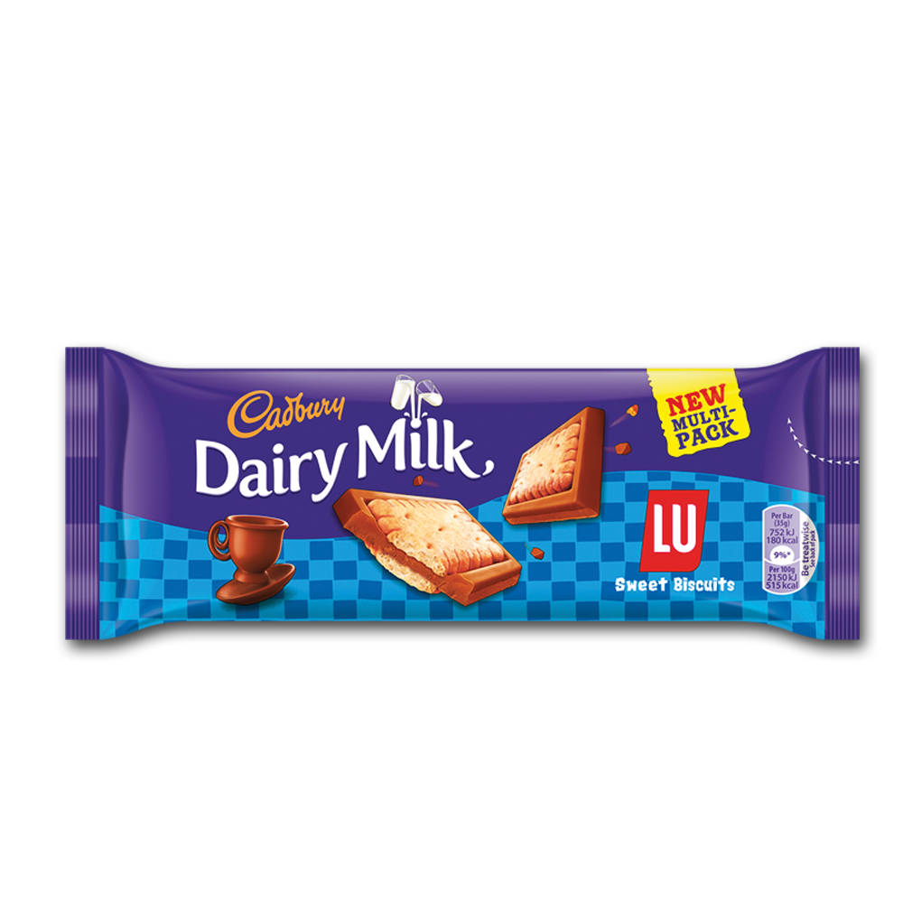 Cadbury DairyMilk Sandwich LU Multipack 105g Centra