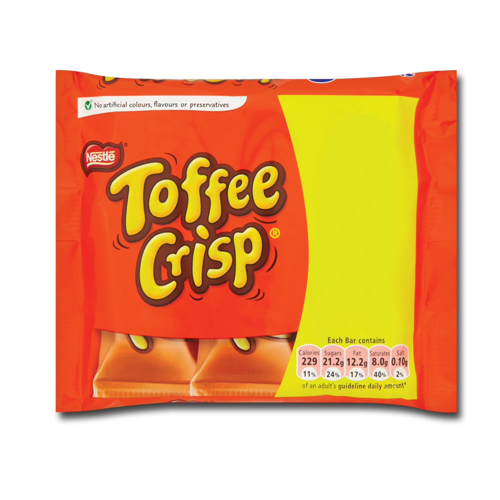 Toffee Crisp Multipack Bar 3pk Centra