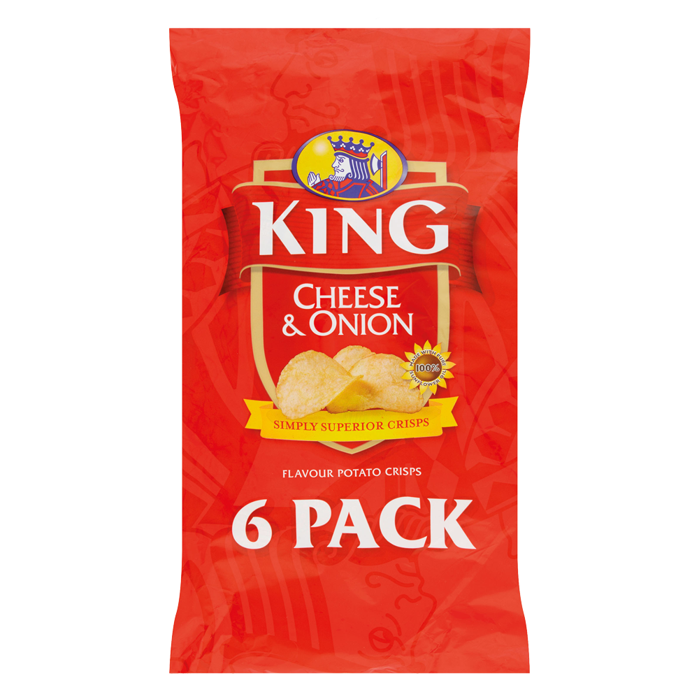 King Cheese & Onion 6 Pack Centra
