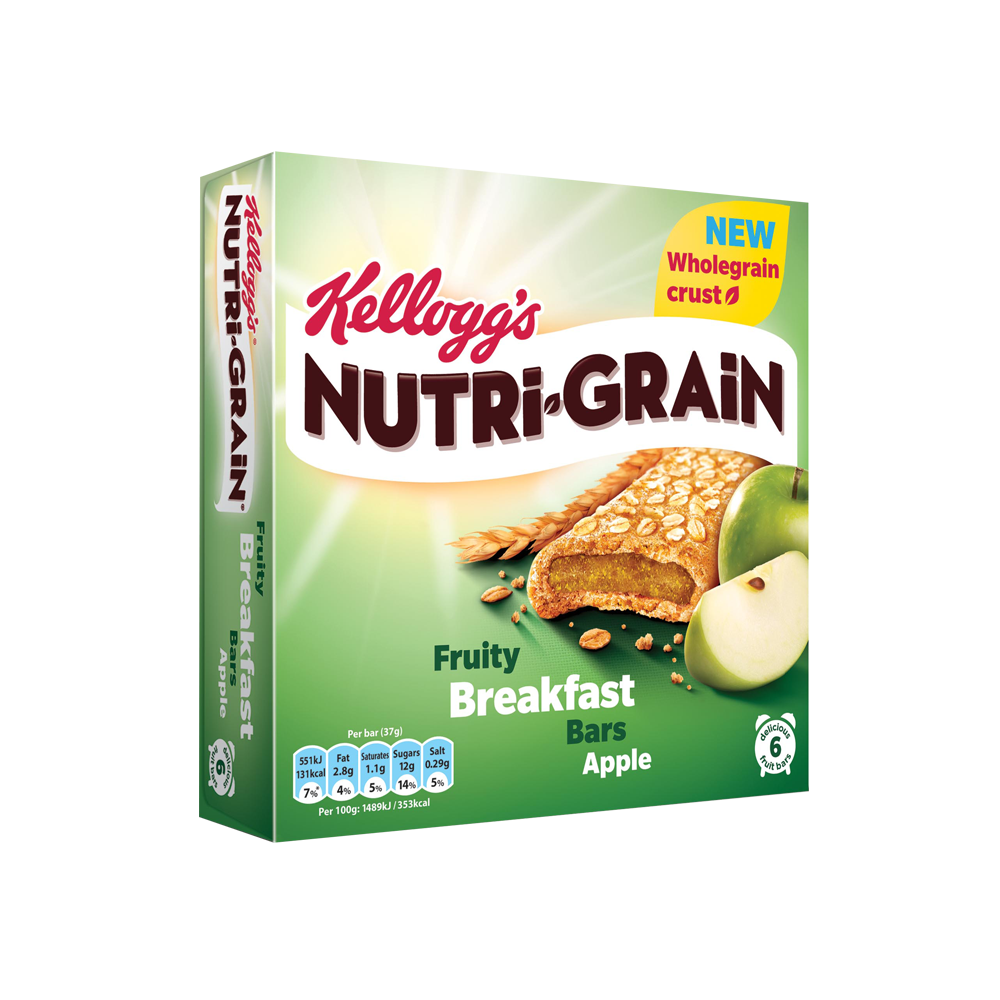 Kellogg's Nutri Grain Breakfast Bars Apple Centra