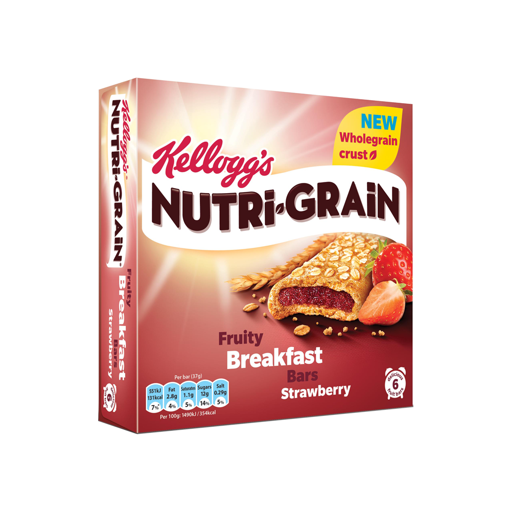 Kellogg S Nutri Grain Breakfast Bars Strawberry Centra