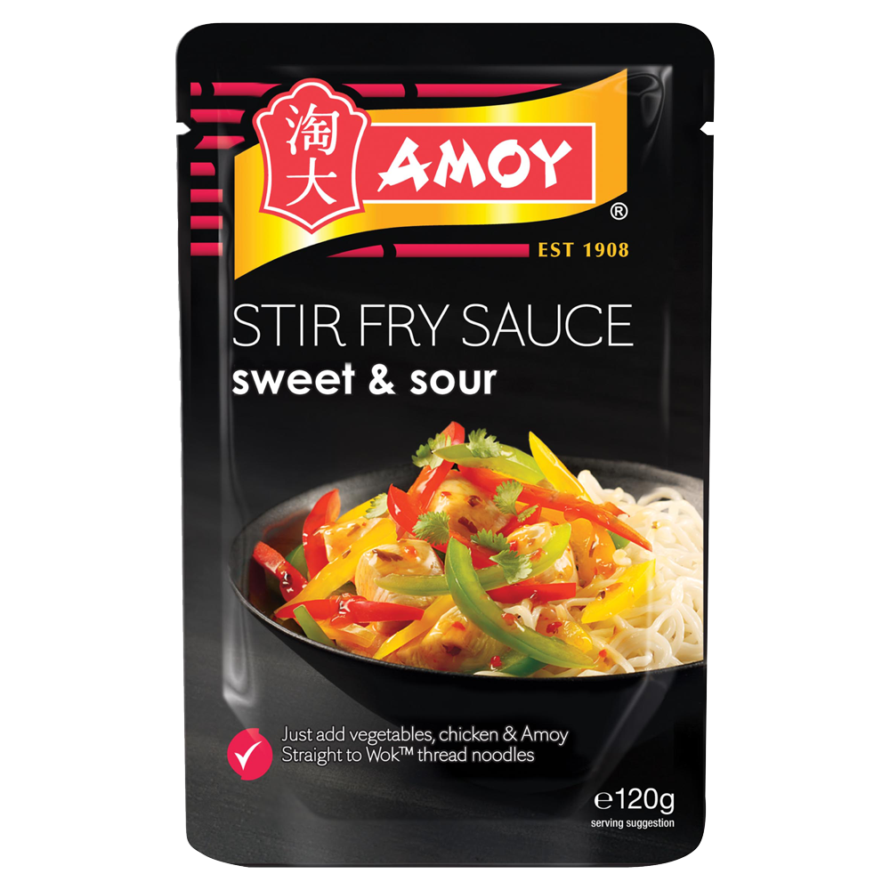 Amoy Stir Fry Sauce Sweet & Sour 120g Centra