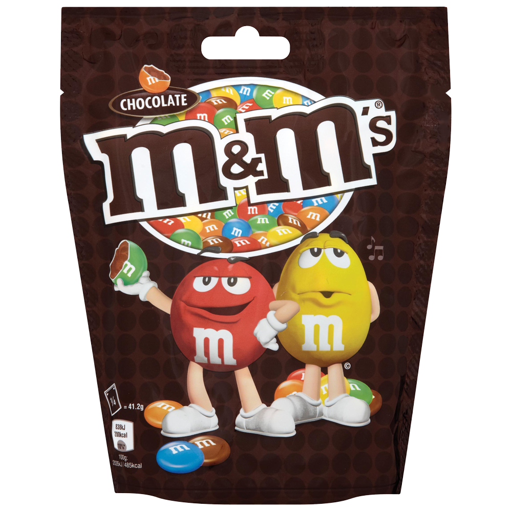 Mandms Chocolate Pouch 117g Centra