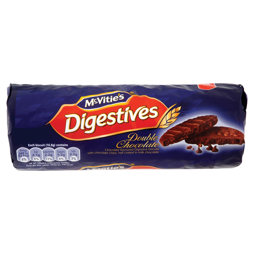 McVities Double Chocolate Digestive Centra