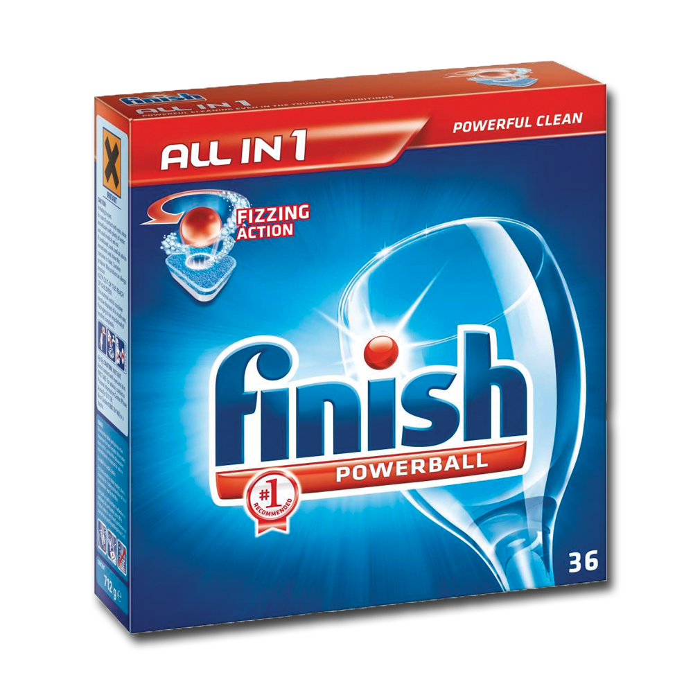 Finish Powerball All in One Dishwasher Tablets 36pk Centra