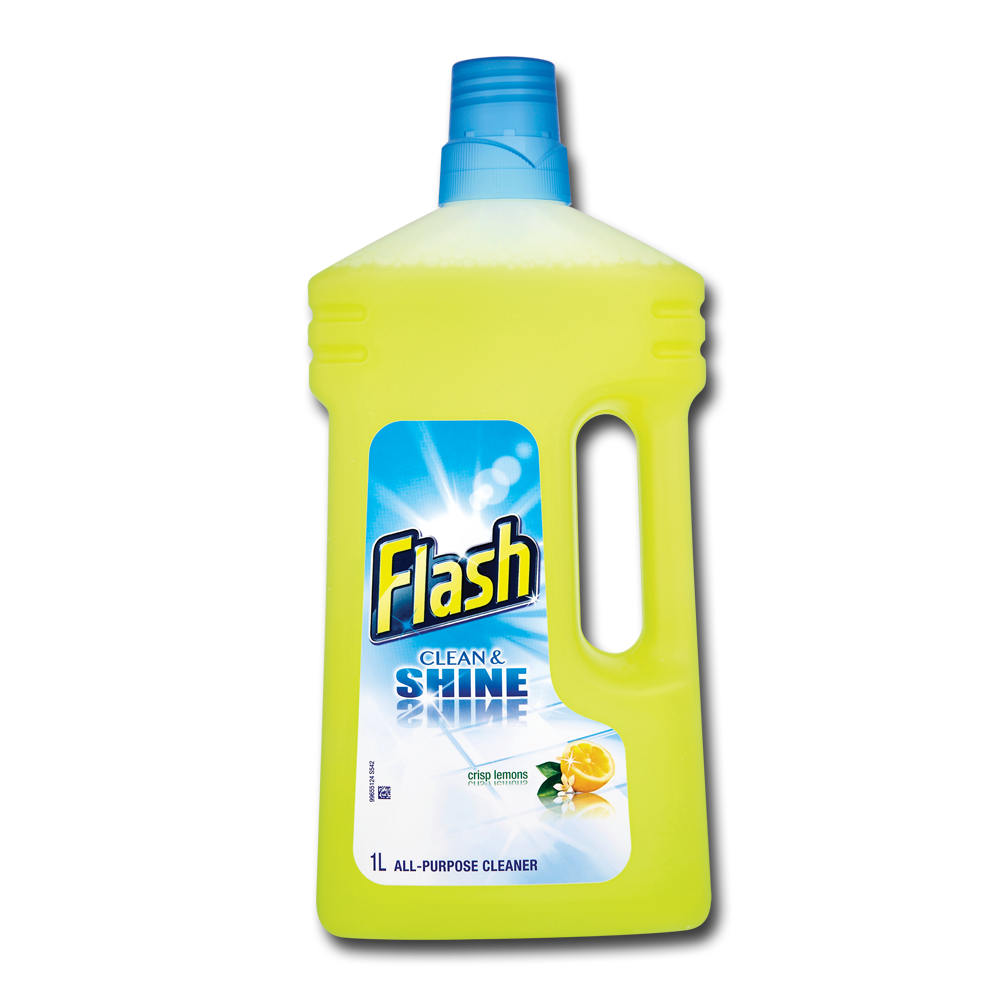 Flash Clean & Shine Crisp Lemon All Purpose Floor Cleaner Centra