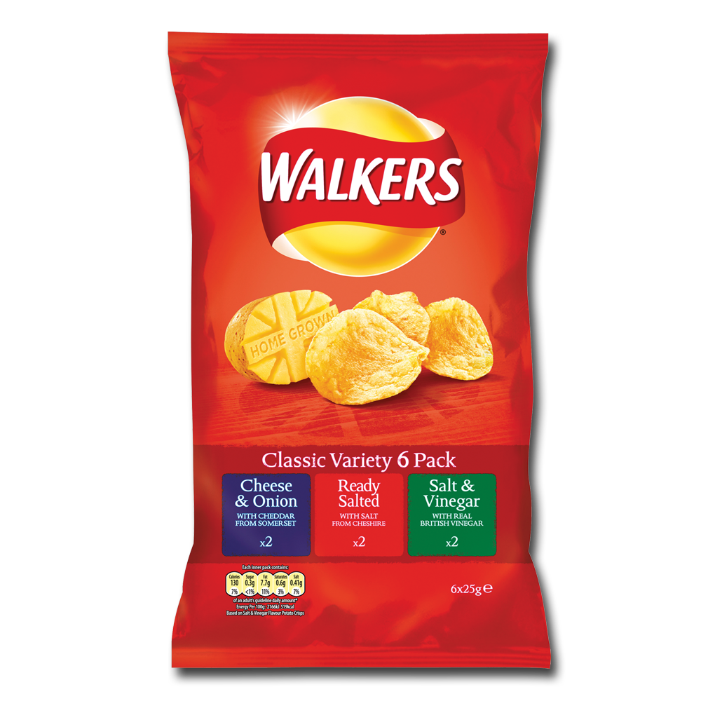 Walkers Variety 6 Pack - Centra