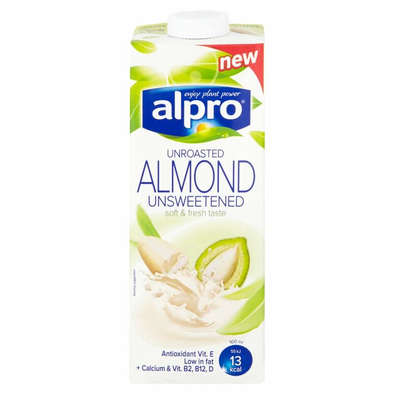 Alpro Almond Unroasted Unsweetened Ltr Centra